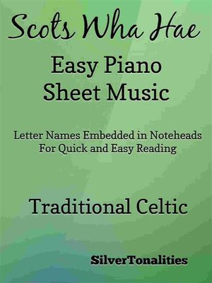 cover image of Scots Wha Hae Easy Piano Sheet Music